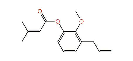 3-Allyl-2-methoxyphenyl 3-methyl-2-butenoate